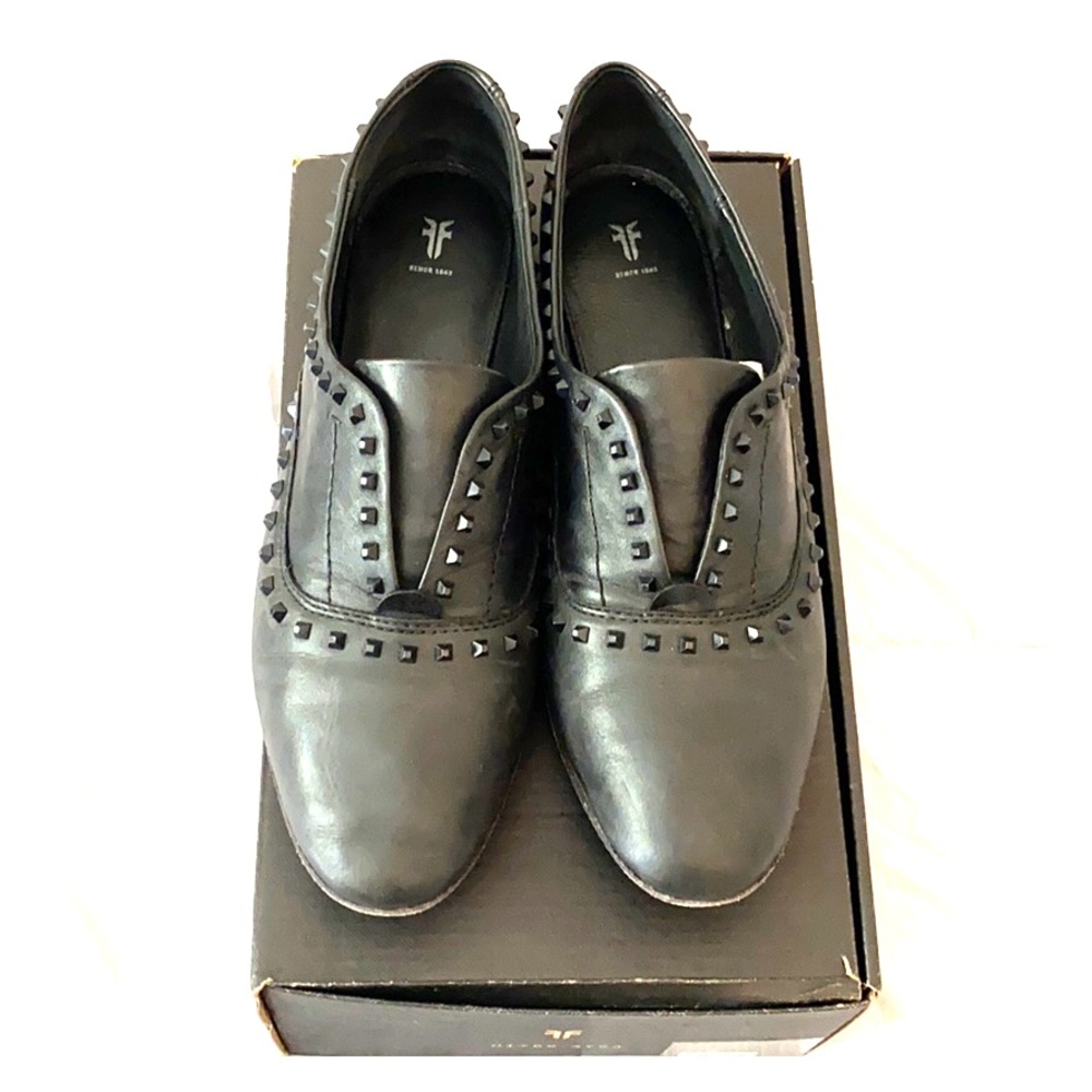 Frye Terri deco stud black size 9.5